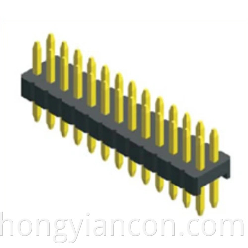 0 8 Mm Pin Header Dual Row Straight Type